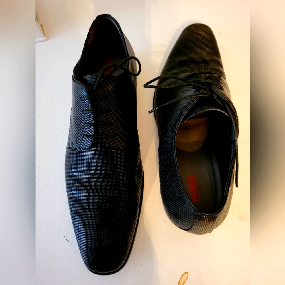 Hugo Boss Men's Shoes Black 9 1/2 C-Hureb Style